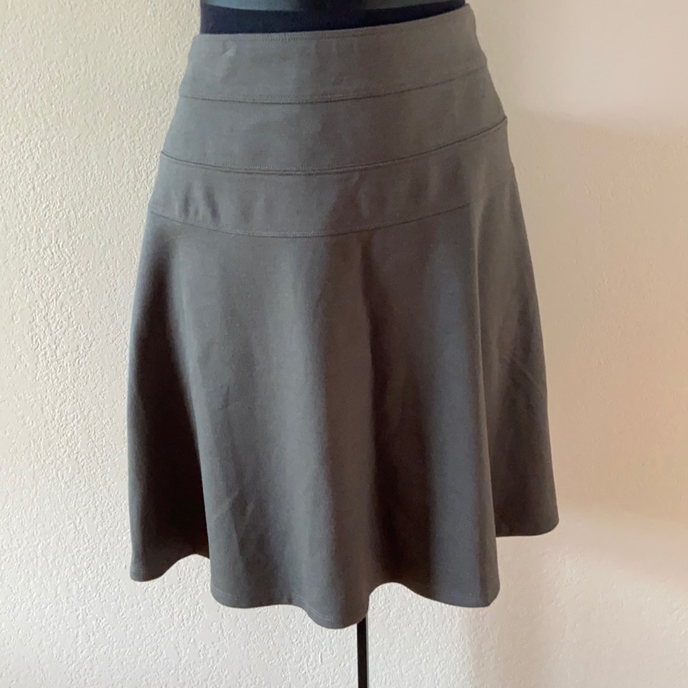Athleta olive green skirt Ponte size 12